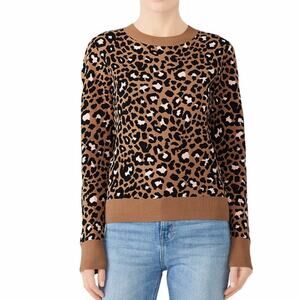 Tara Jarmon Leopard Print sweater brown - M